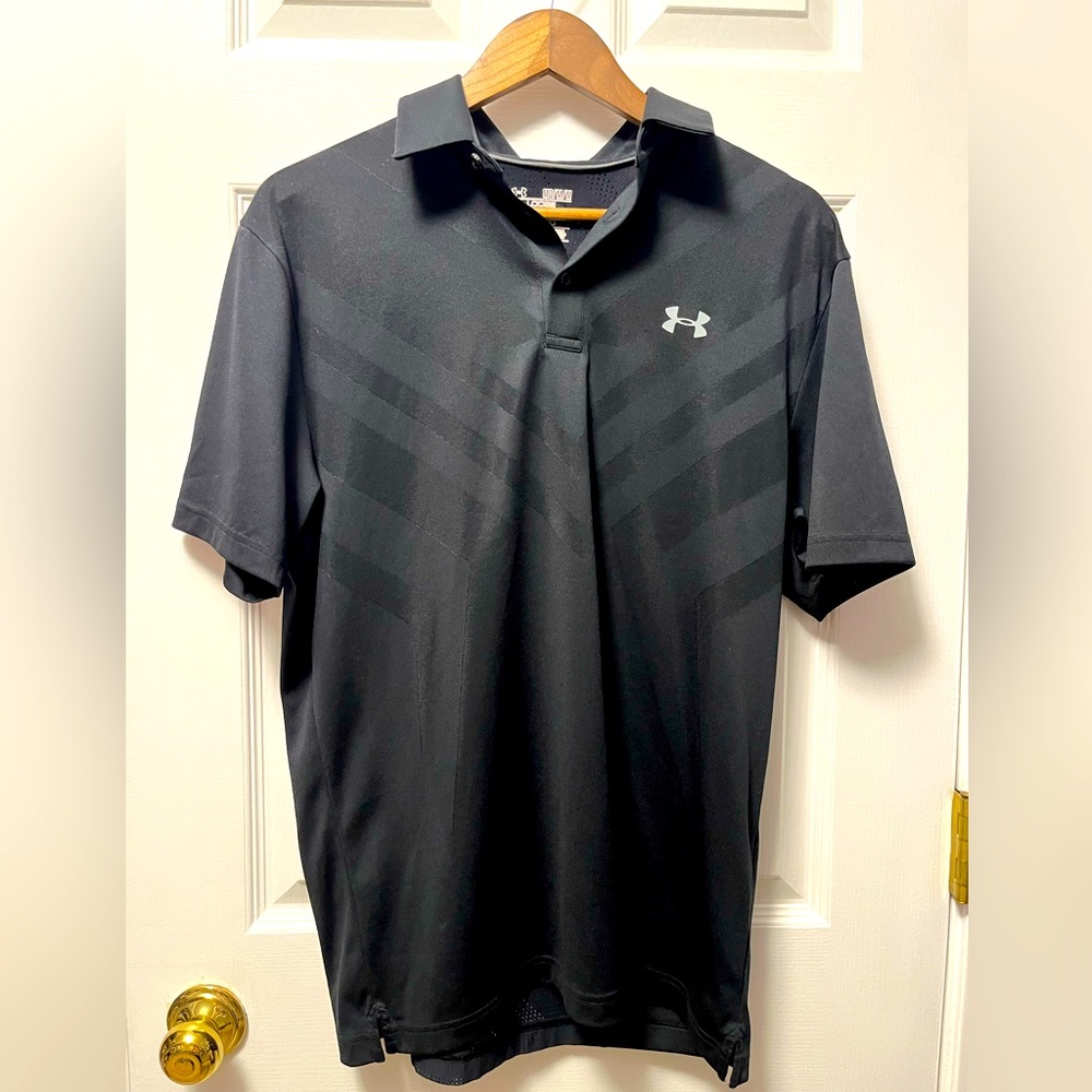 Under Armour Men's Black Polo Shirt